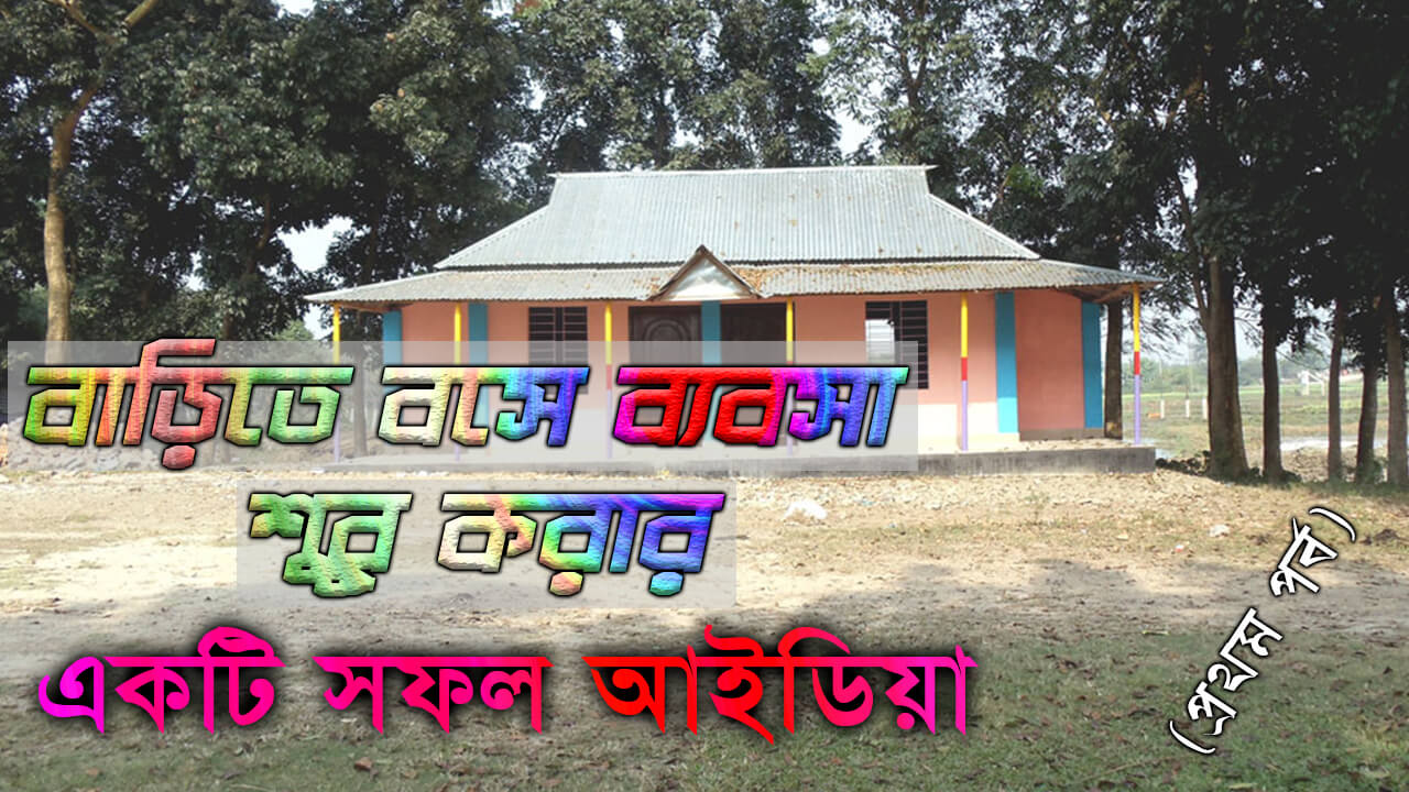 বাড়িতে  বসে ব্যবসা শুরু করার  একটি সফল আইডিয়া (প্রথম পর্ব)