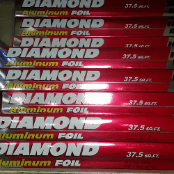 Diamond Aluminum Foil 37.5 SQ.F.T পাইকারি ডায়মন্ড অ্যালমুনিয়াম ফয়েল