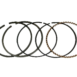 Scraper ring set for gasoline generator