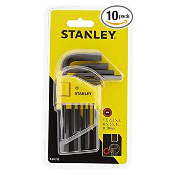 Stanley Hex Key set 10-pc (1.5 -10mm) 69-253