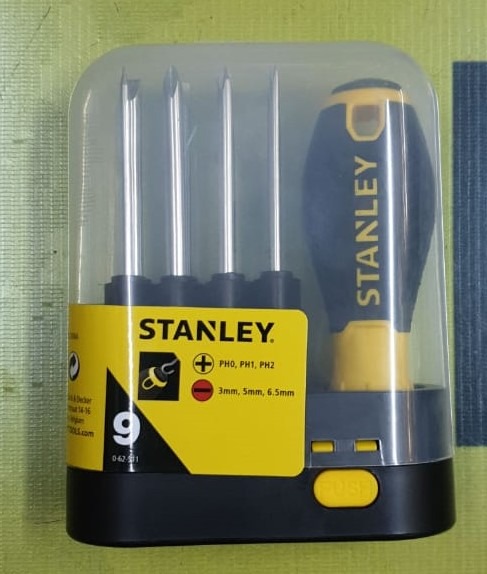 STANLEY Tools 9 Way Screwdriver Set STMT62511-812