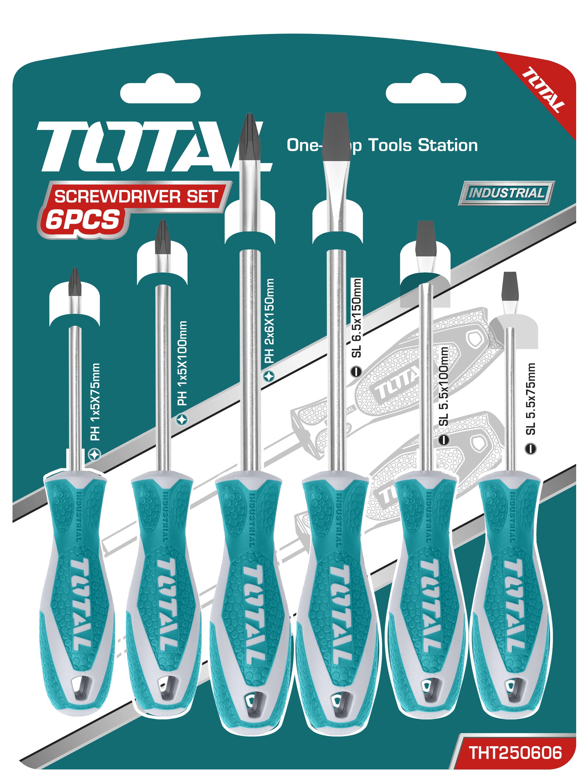 WT2111 WORKSITE 6pcs Screwdriver Set