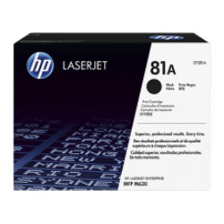 HP 81A Black Original LaserJet Toner (For LJ M605N, DN)