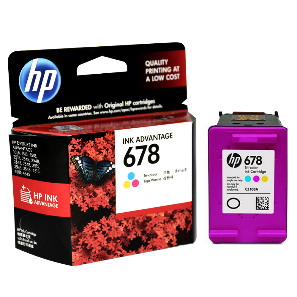 HP 678 Tri-color Original Ink Advantage Cartridge