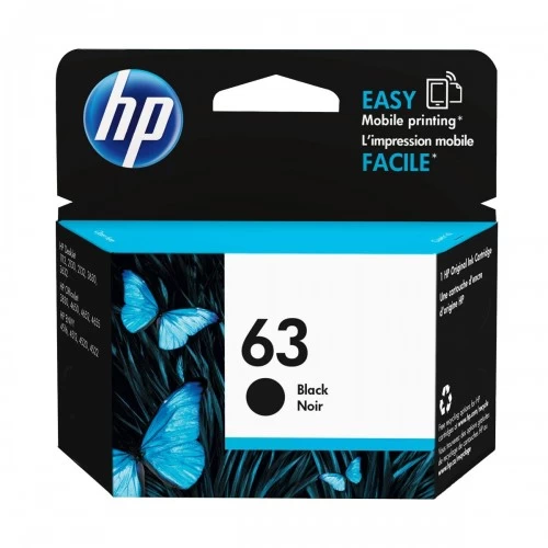 HP 63 Original Ink Black Cartridge