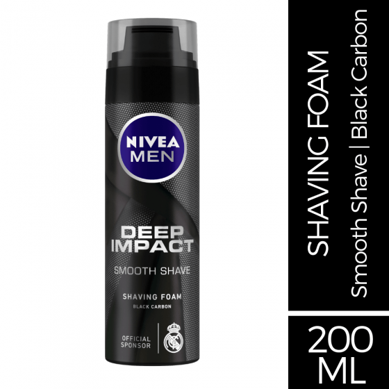 Nivea Men Deep Impact Smooth Shaving Foam - 200ml