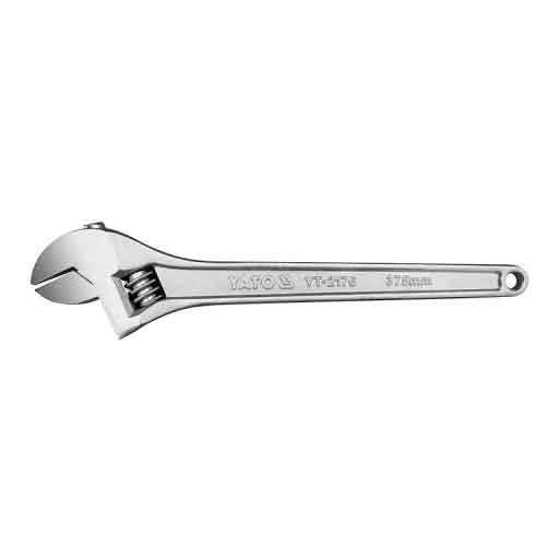 18 inch White Color Adjustable Wrench Yato Brand YT-2077