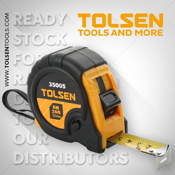 5M-16ft x19mm Measuring Tape Tolsen Brand 35003