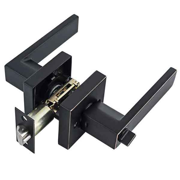 Square Lever Door Handle Lock Albion Brand