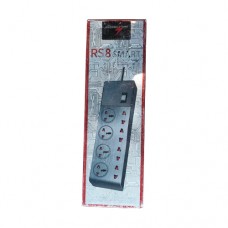 Power Pac RS8 PPH-803N3PN 8 Port Power Strip Black