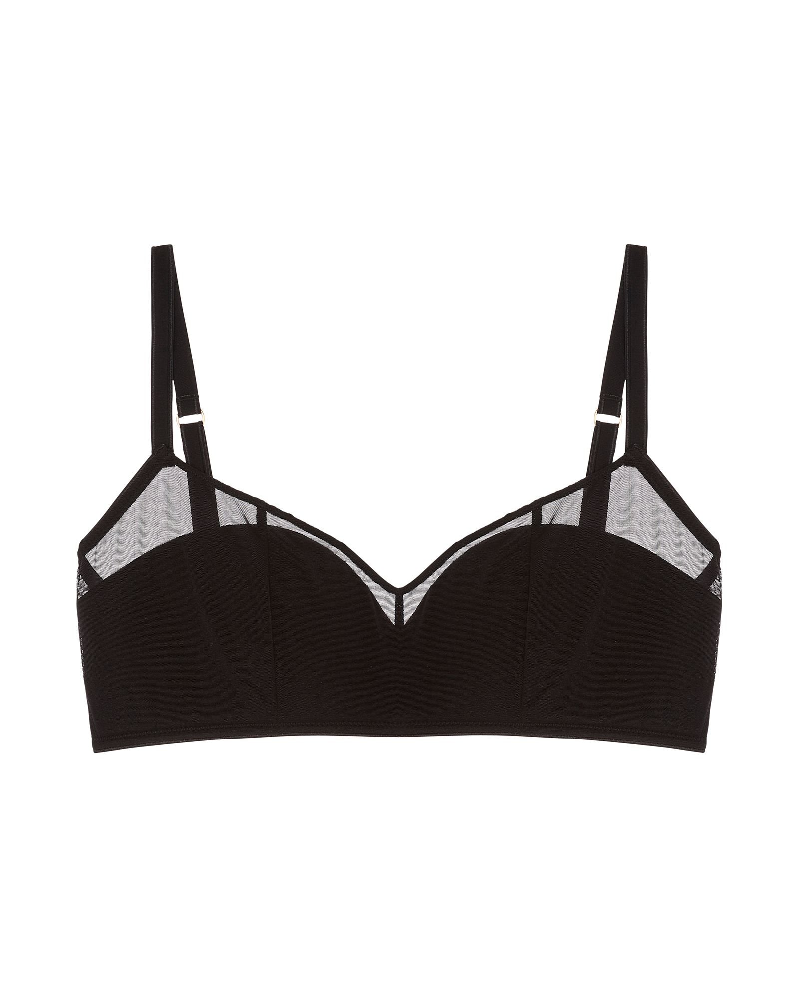 Jet Set Mesh Lightly Lined Bandeau Bra