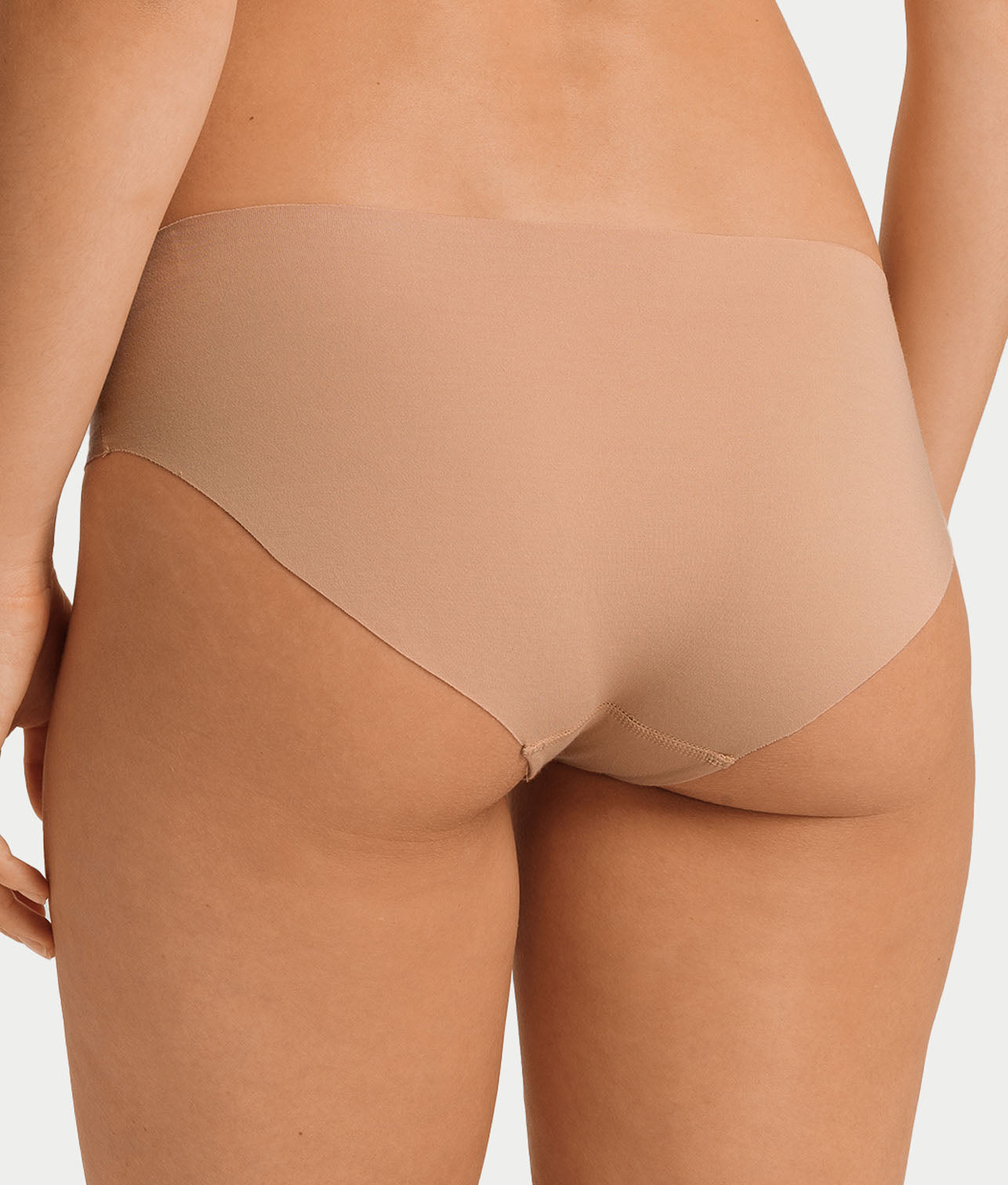 Invisible Cotton Cotton Blend High Cut Brief thumbnail 3
