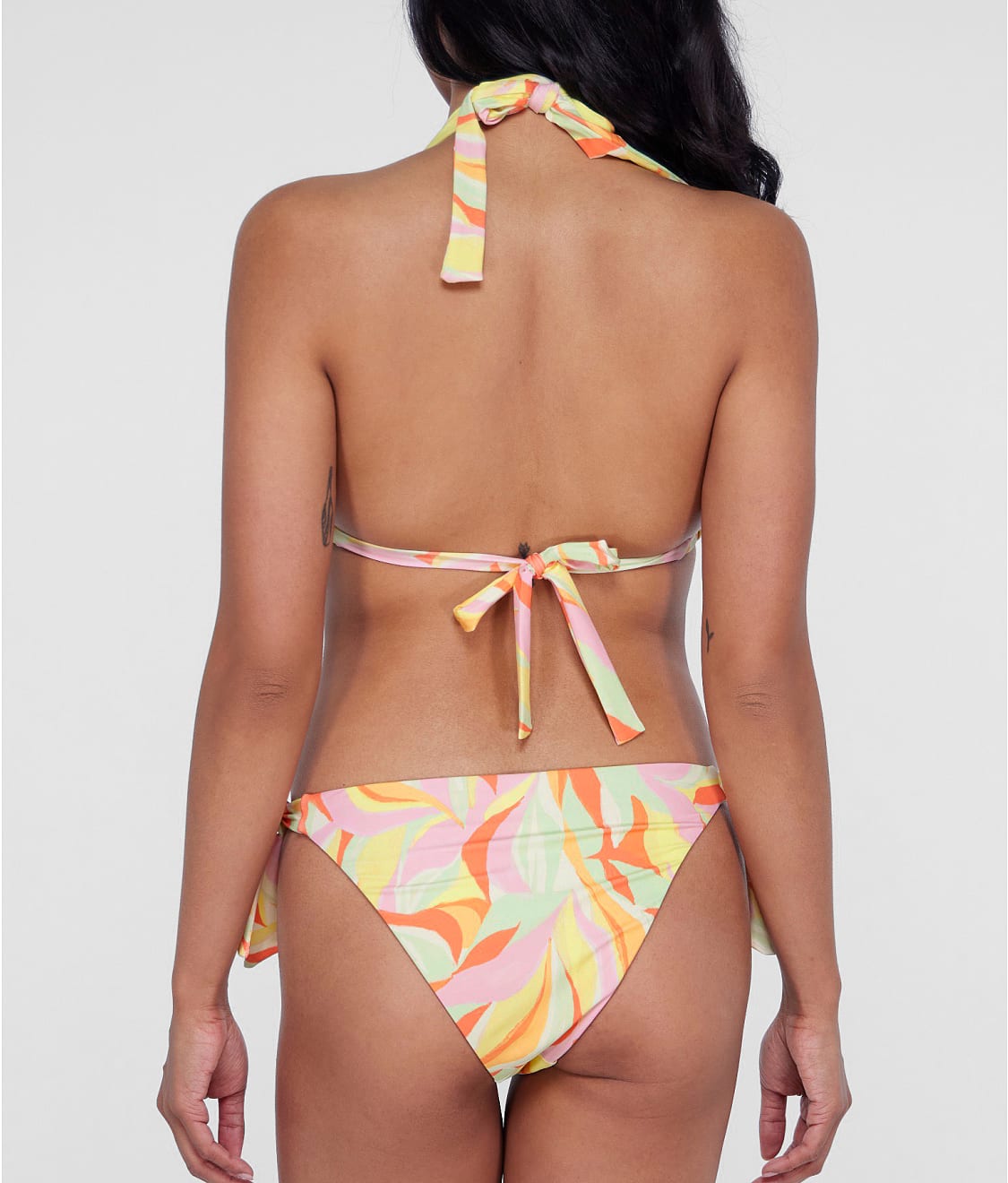 Ring-Front Triangle Halter Bikini Top thumbnail 2