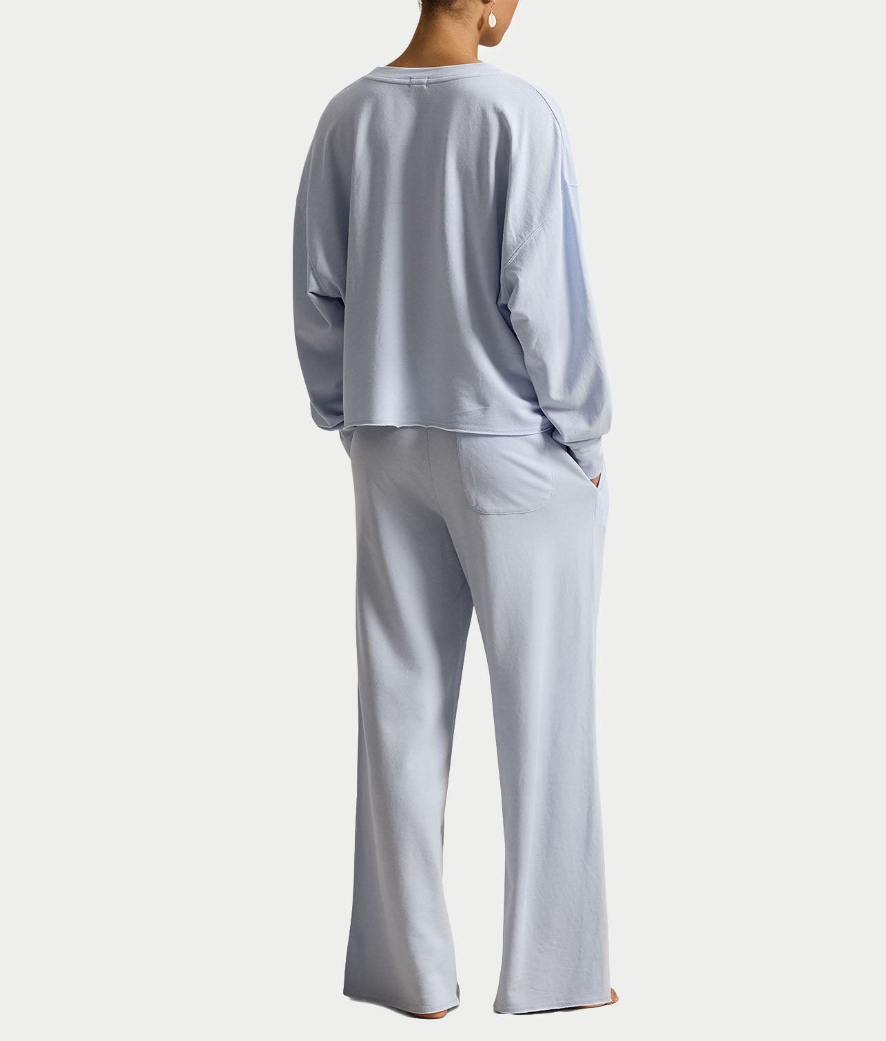 Polo Club Terry Wide Leg Pants Set thumbnail 3