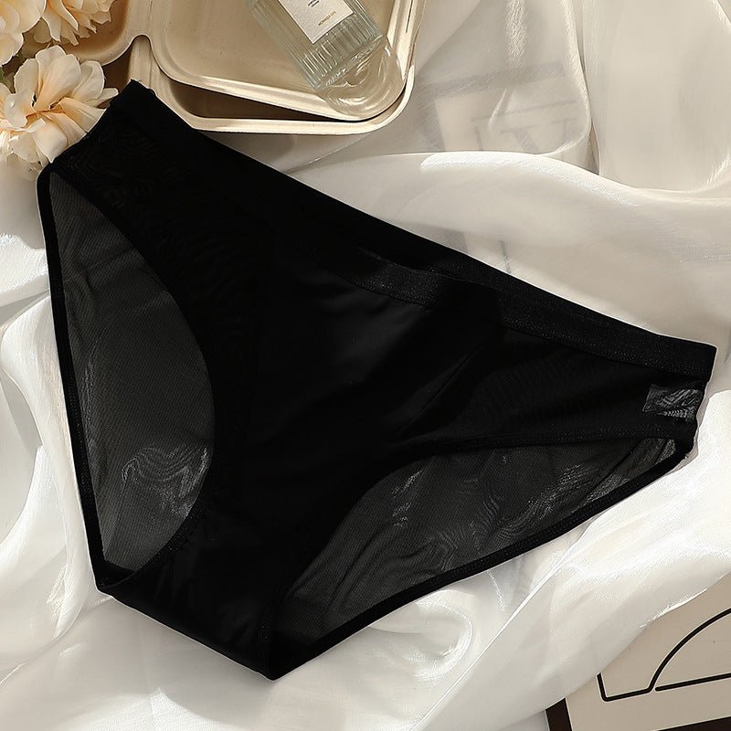 Ultra Thin Mesh Pure Cotton Crotch Panties for Women thumbnail 3