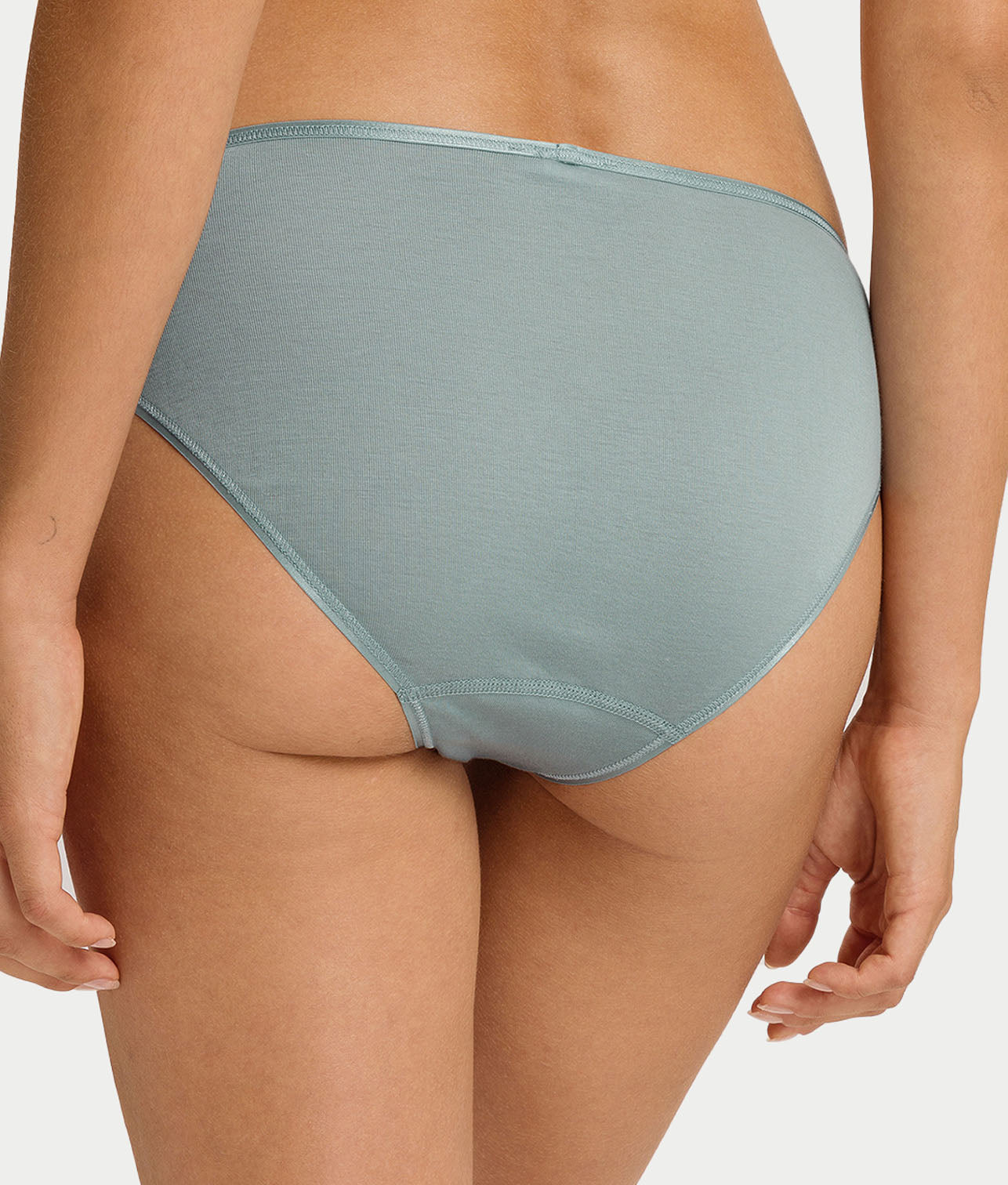 Cotton Seamless Hi-Cut Brief thumbnail 3