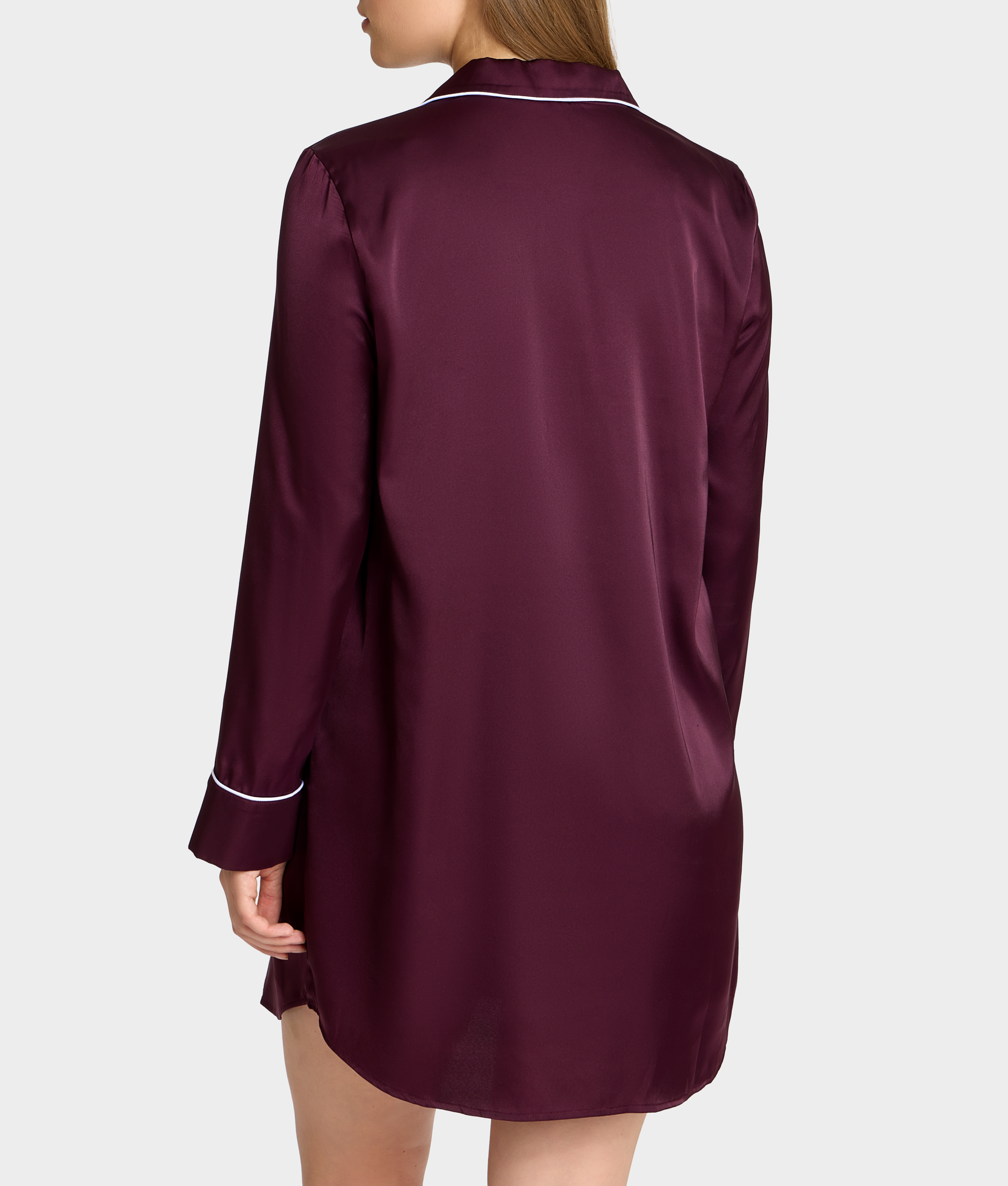 The Washed Satin Sleep Shirt thumbnail 3