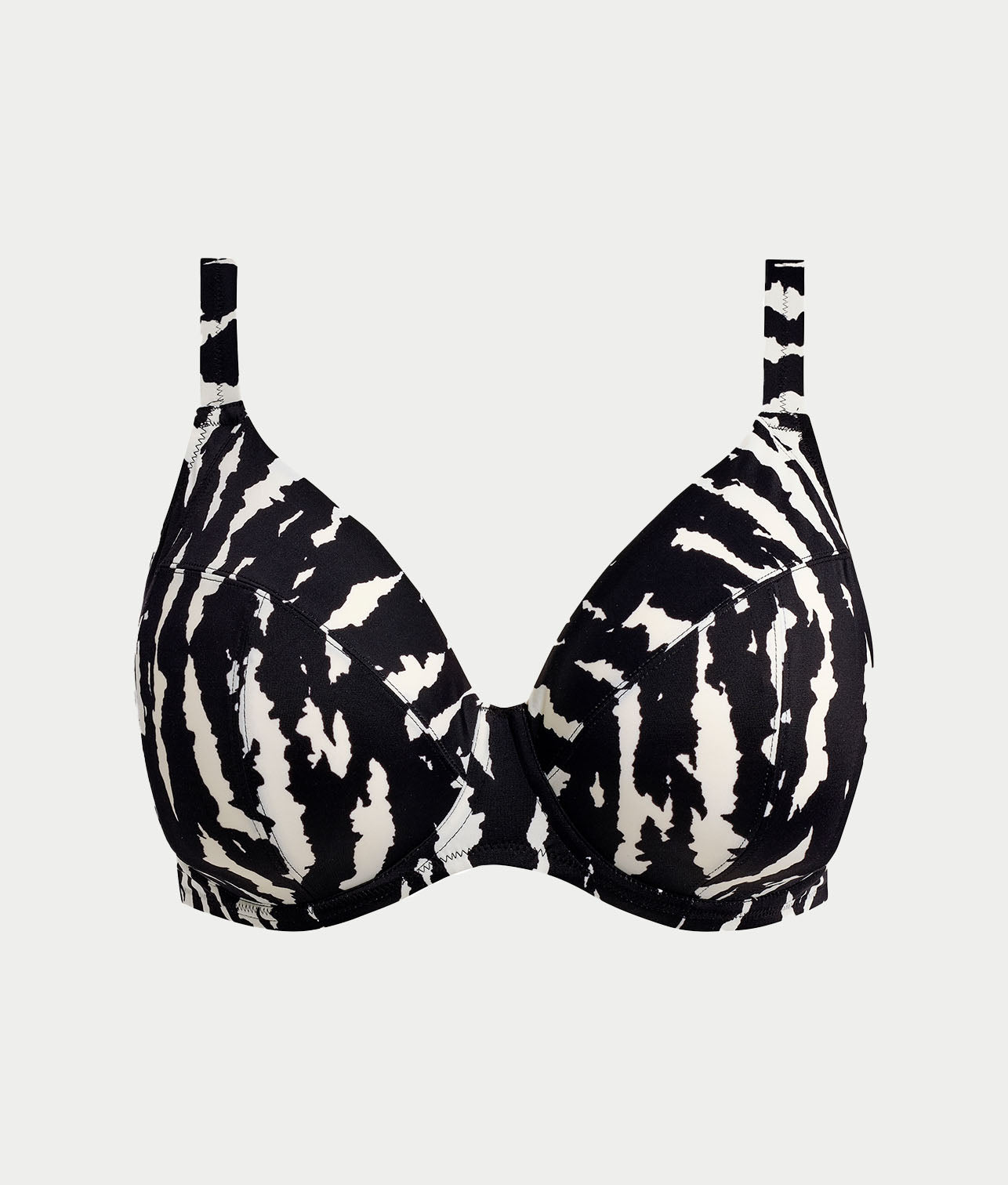 Plus Size Echo Shell Plunge Bikini Top thumbnail 3