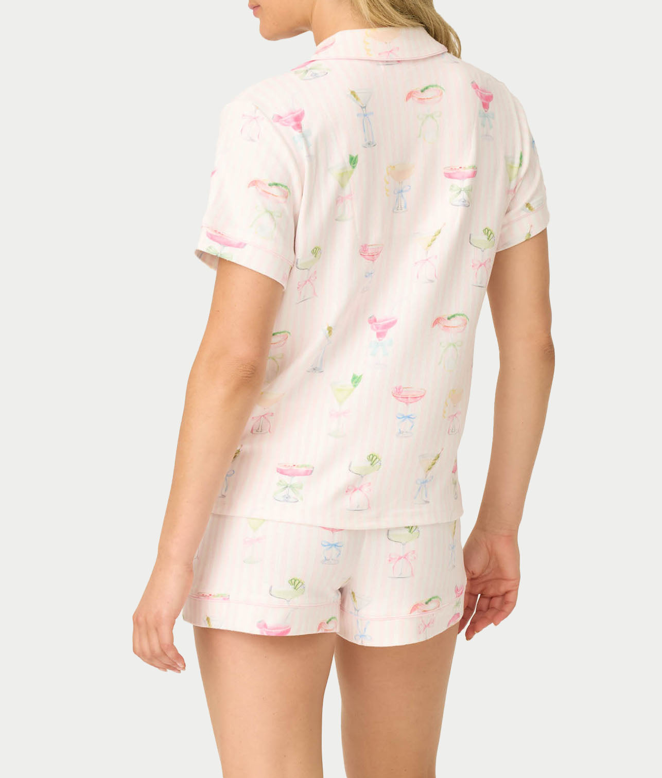 Pretty Punch Cocktail 3-Piece Knit Pajama Set thumbnail 3
