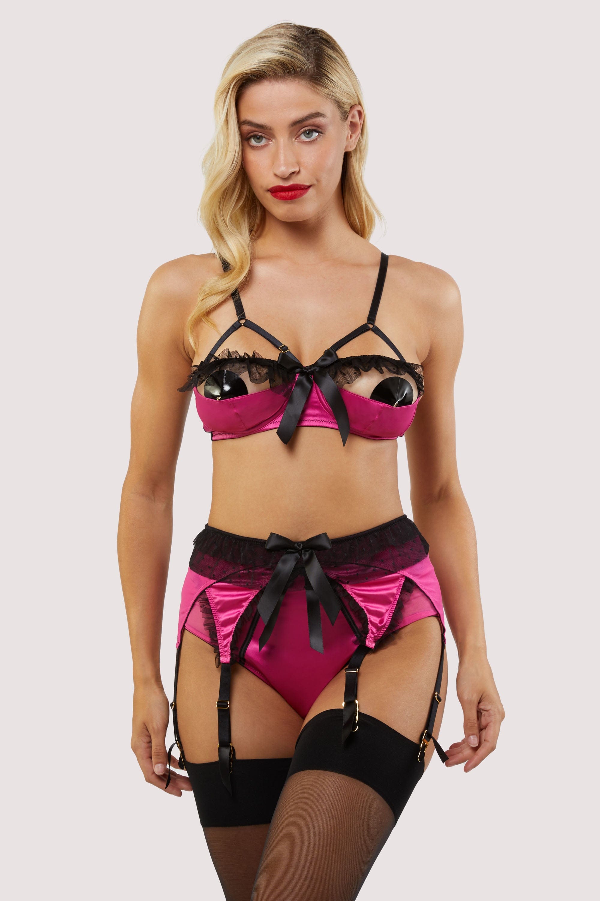 Inga Pink Ruffle Balconette B thumbnail 3