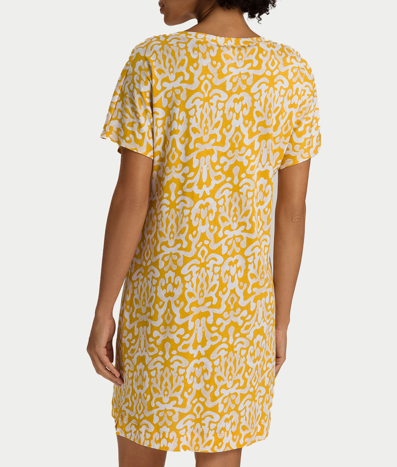 Sleep and Lounge V-Neck Cotton And TENCEL™ Nightgown thumbnail 2