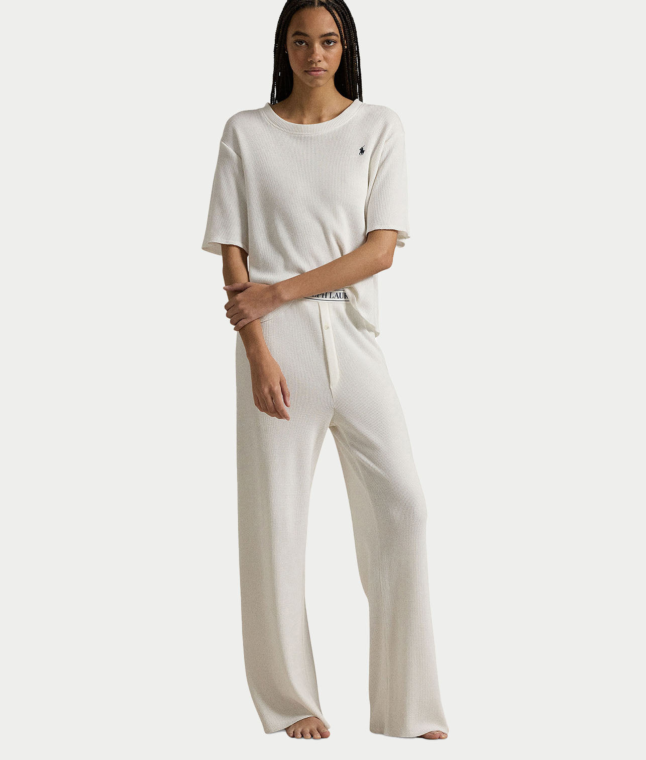 Polo Club Terry Knit Short Sleeve Pajama Set