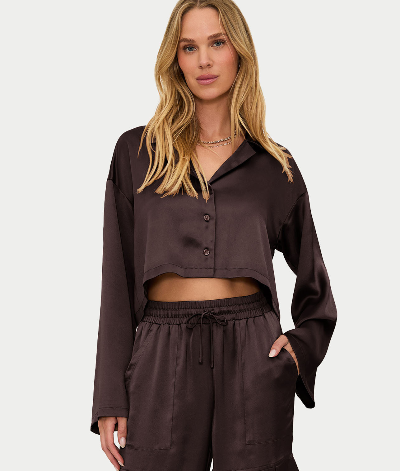 Vella Satin Top