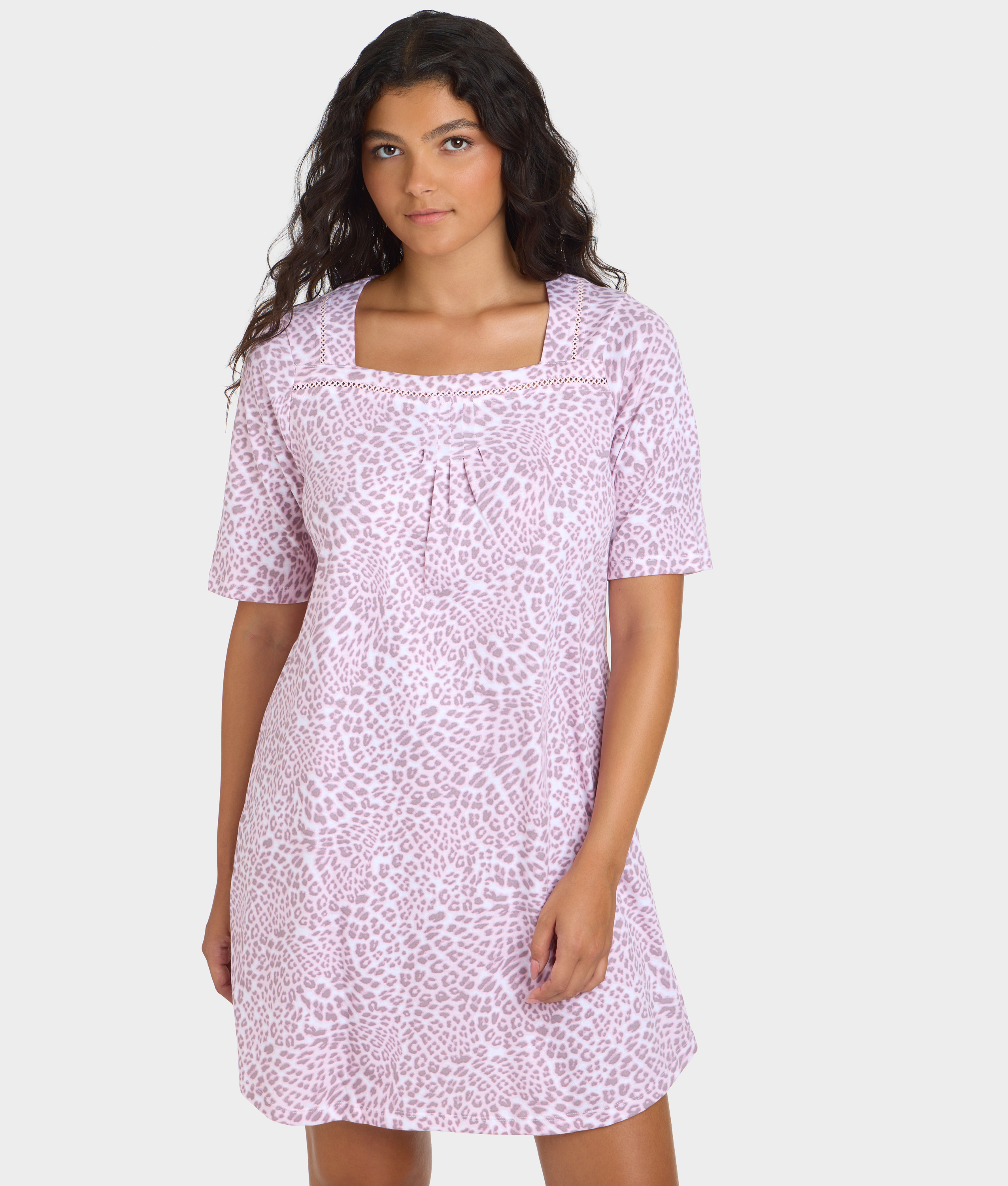 Romantic Fields Elbow-Length Sleep Shirt