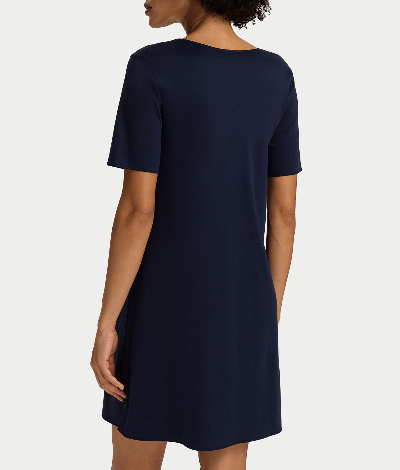 Cotton Silk V-Neck Cotton Nightgown thumbnail 2