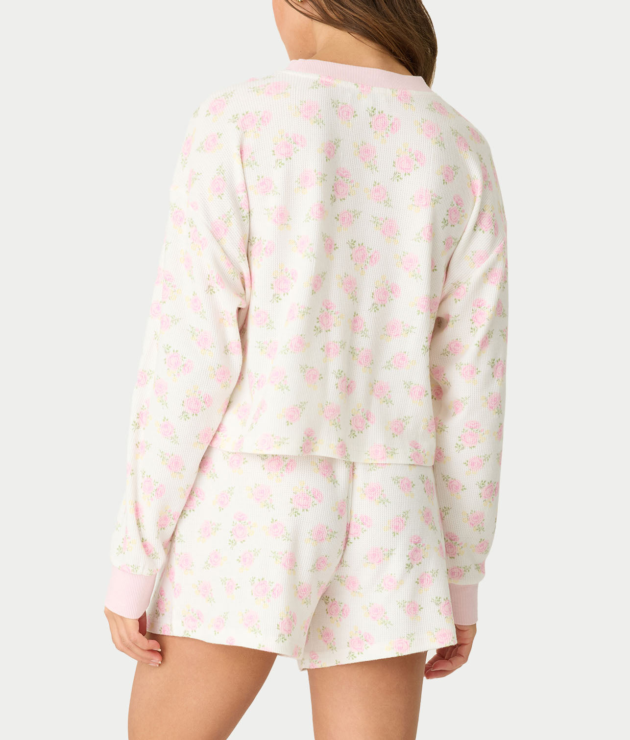 Boyfriend Boxer Ditsy Floral Pajama Set thumbnail 2