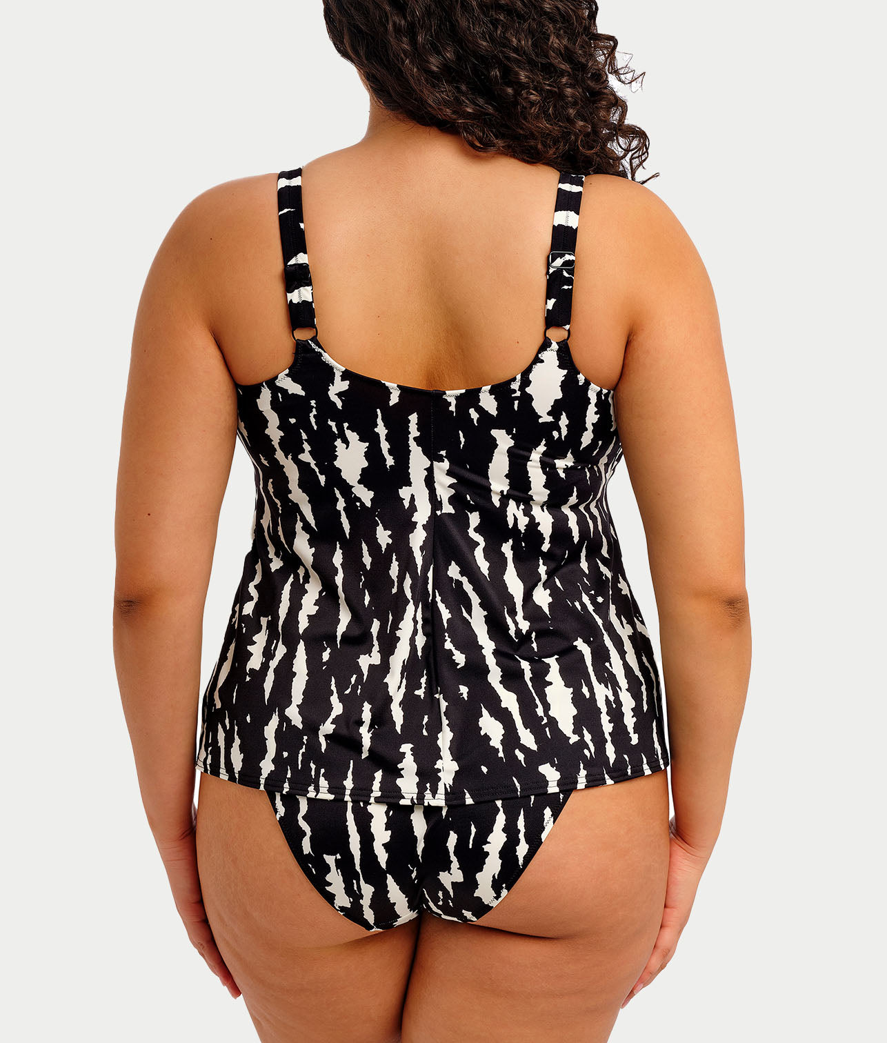 Plus Size Echo Shell Wire-Free Tankini Top thumbnail 2