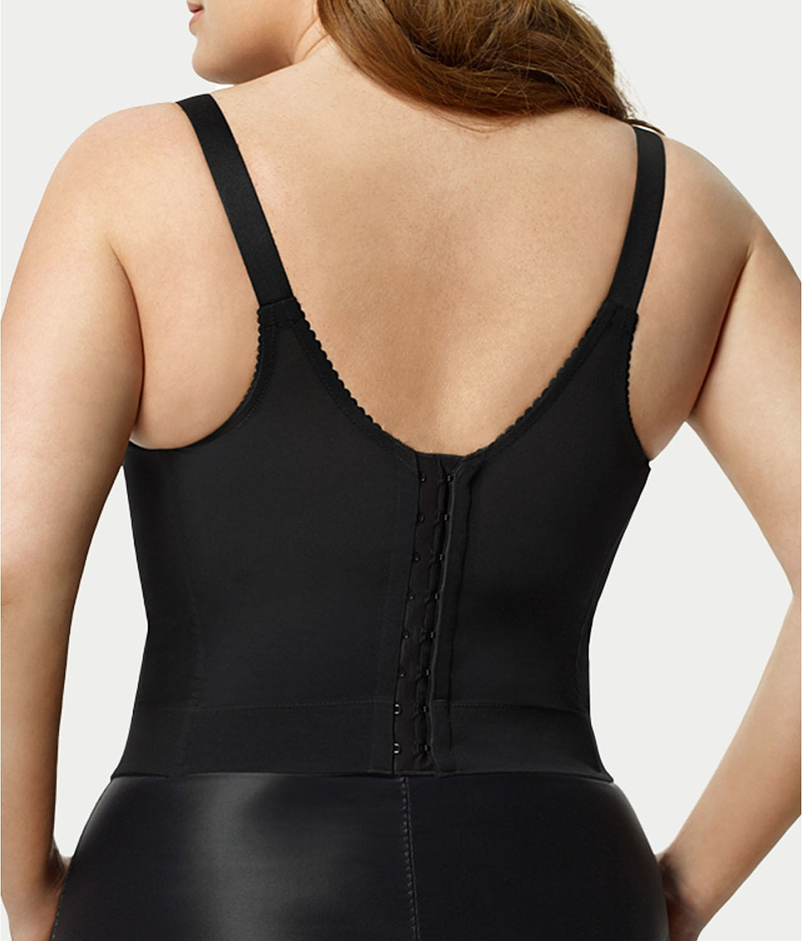 Embroidered Microfiber Longline Wire-Free Bra thumbnail 2