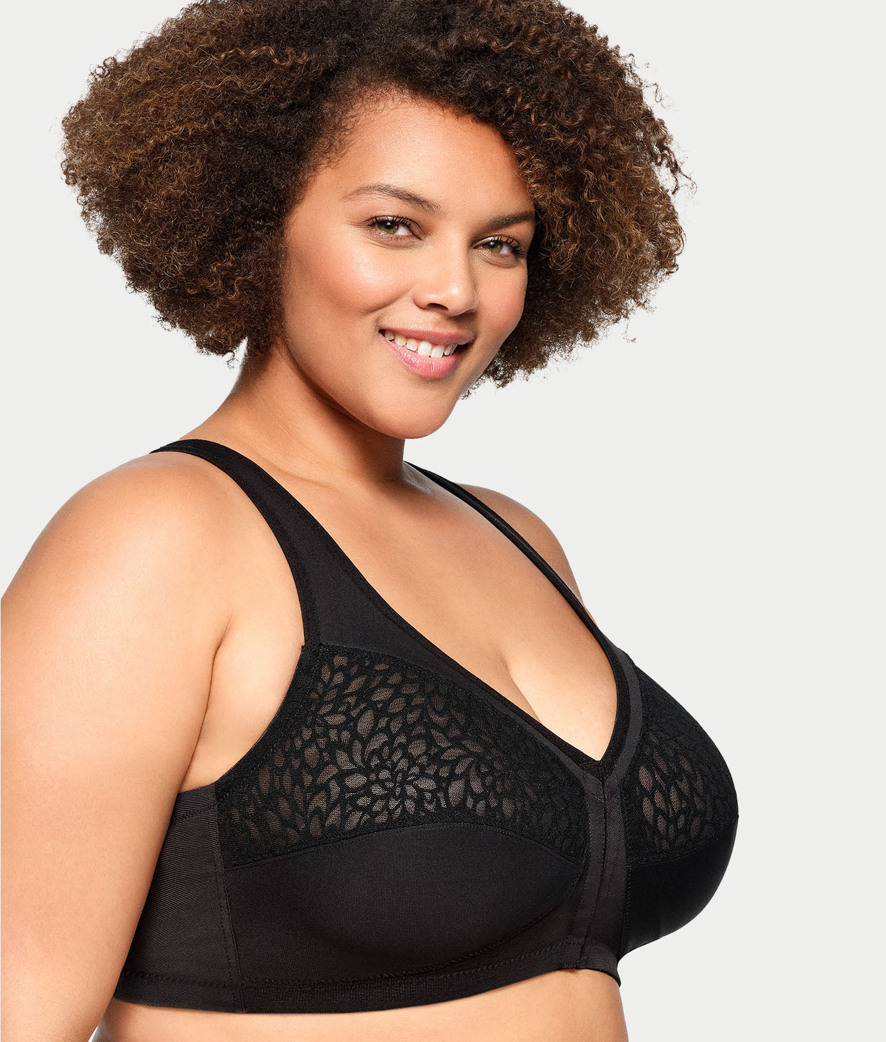 MagicLift Front-Close Racerback Wire-Free Bra thumbnail 3
