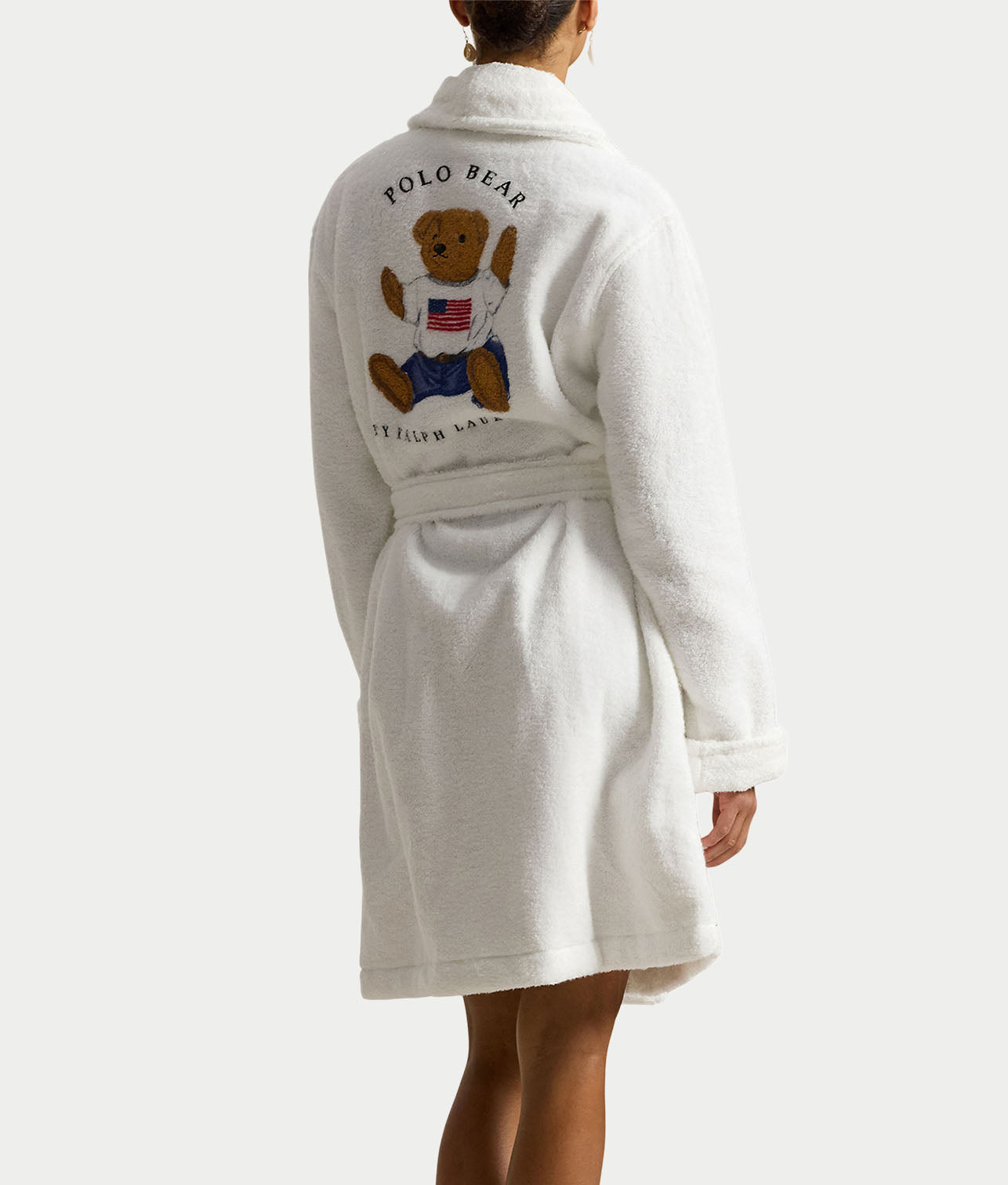 Cotton Woven Shawl Short Robe