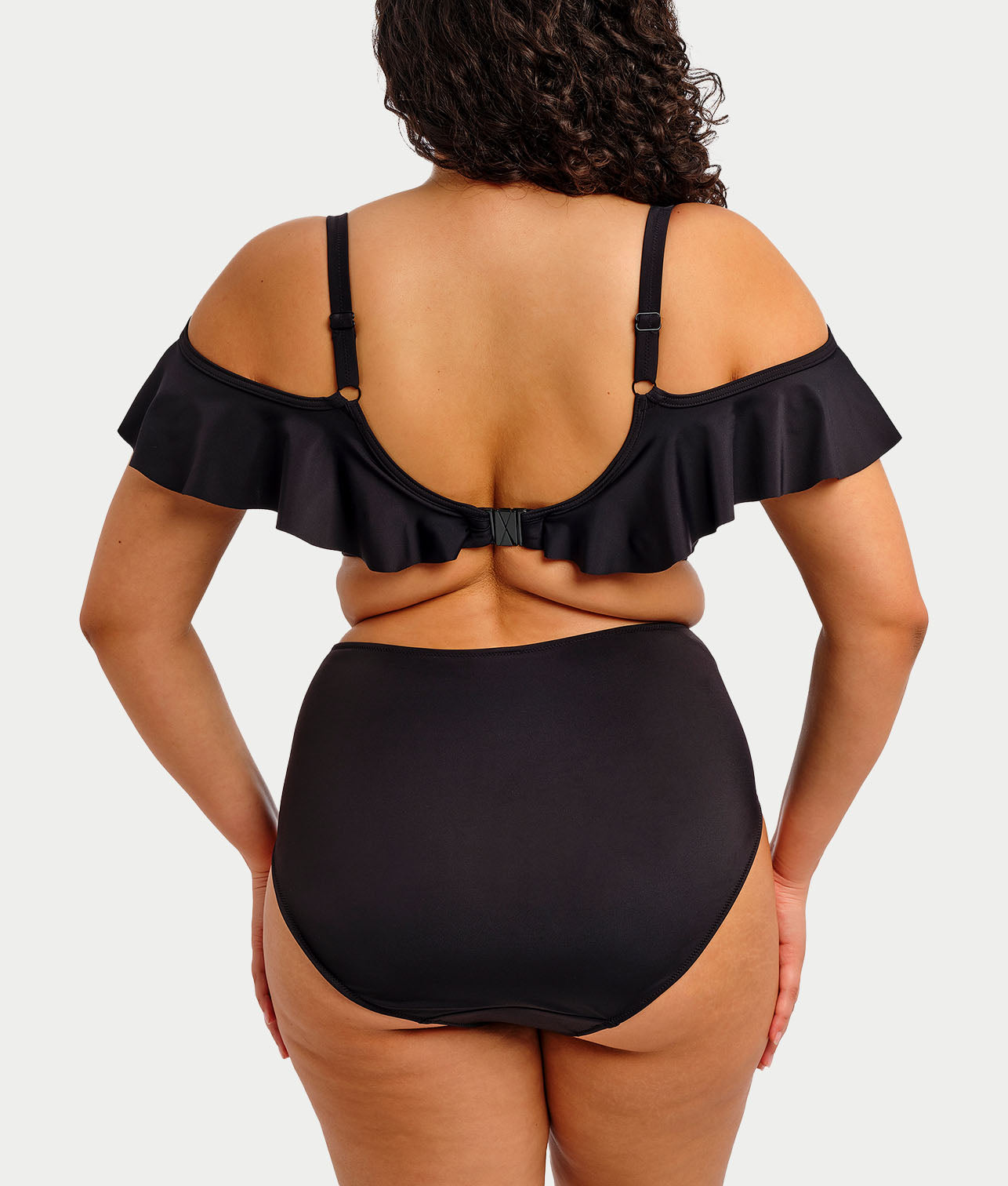 Plus Size Plain Sailing Bardot Bikini Top thumbnail 2