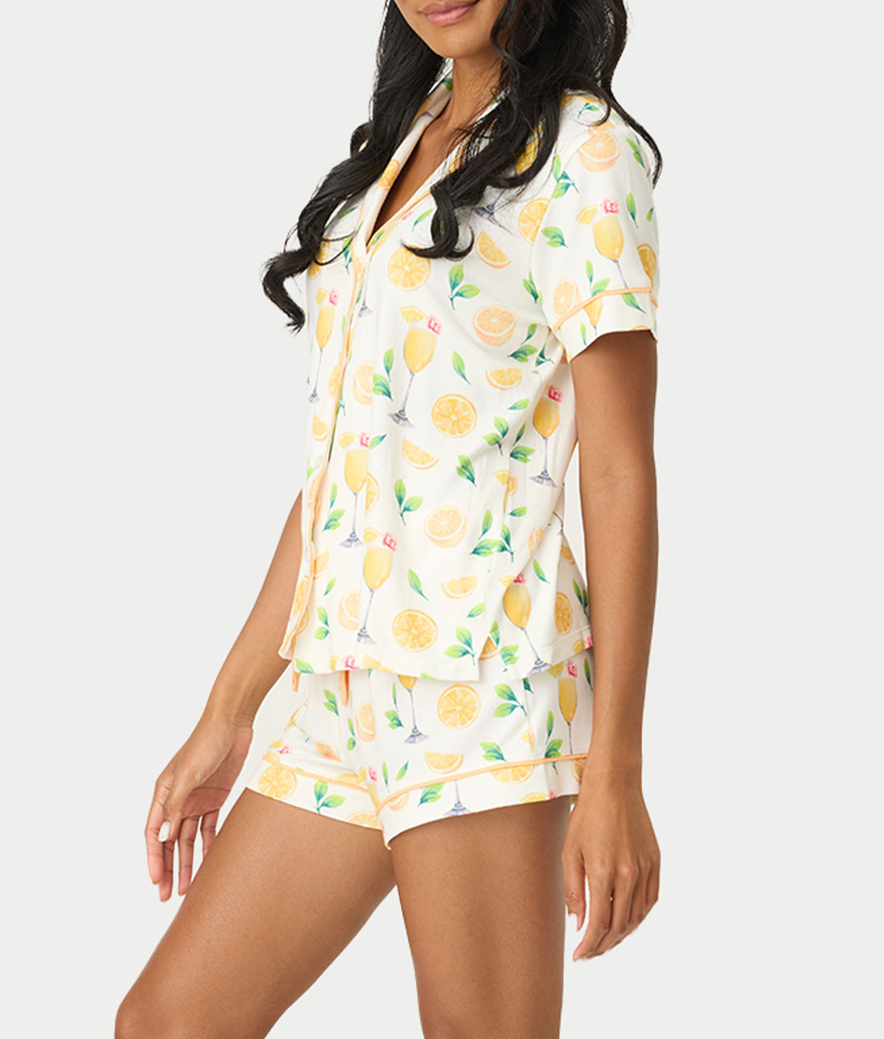 Mimosa Me Drink 3-Piece Knit Pajama Set thumbnail 3
