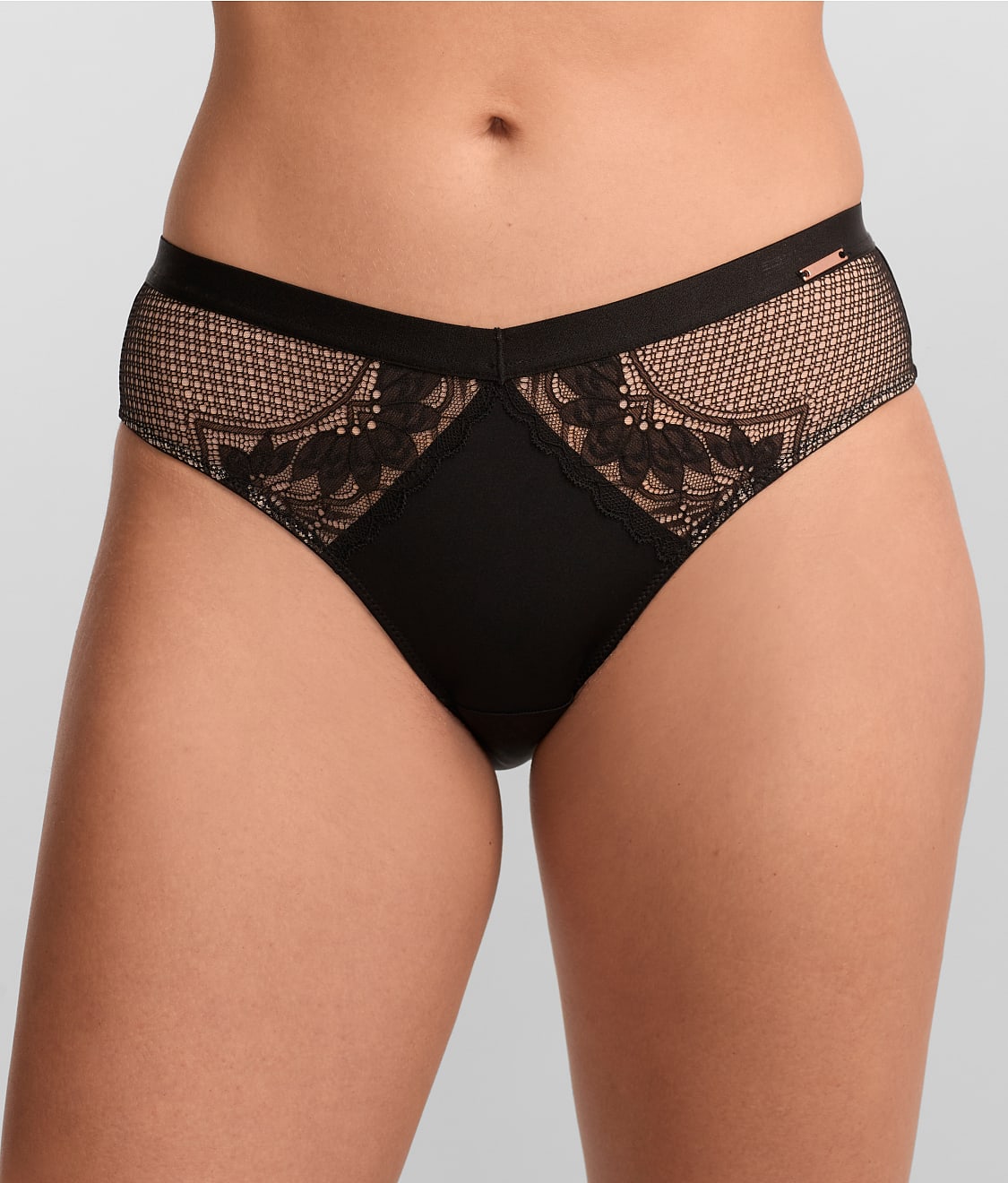India Gatsby Lace V-Brief thumbnail 3