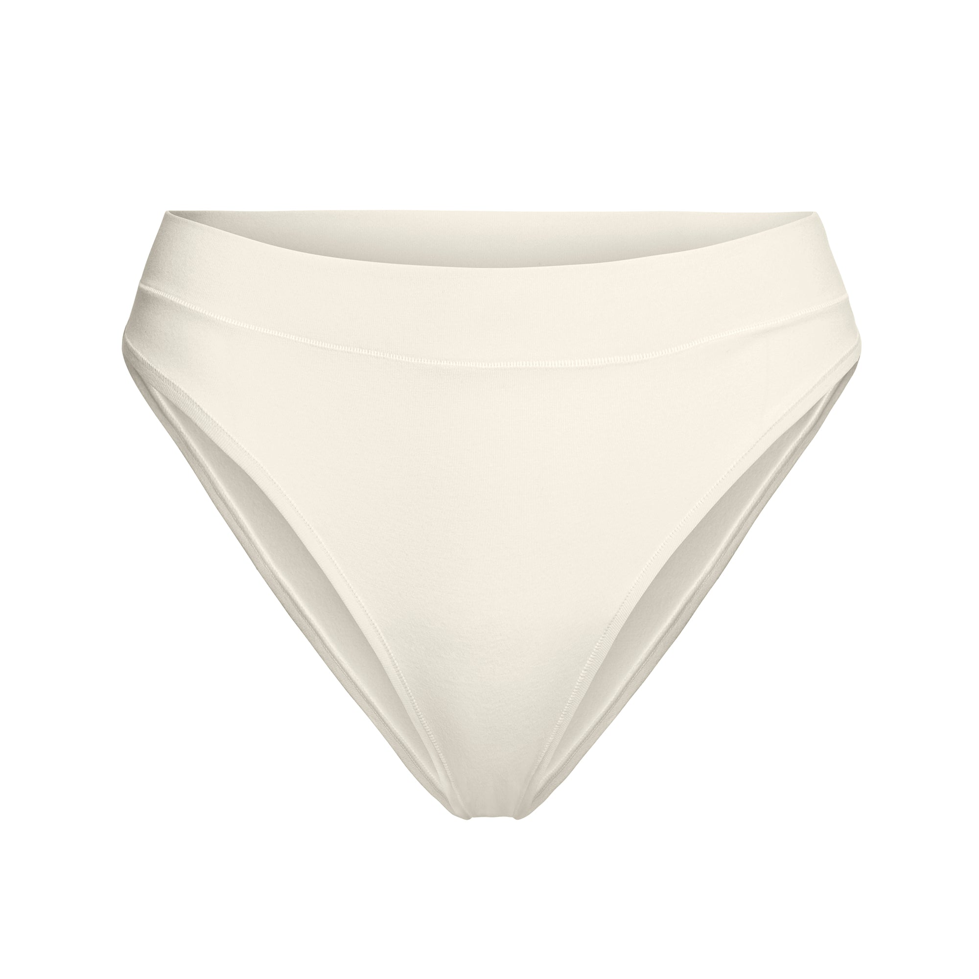 COTTON JERSEY CHEEKY TANGA | BONE