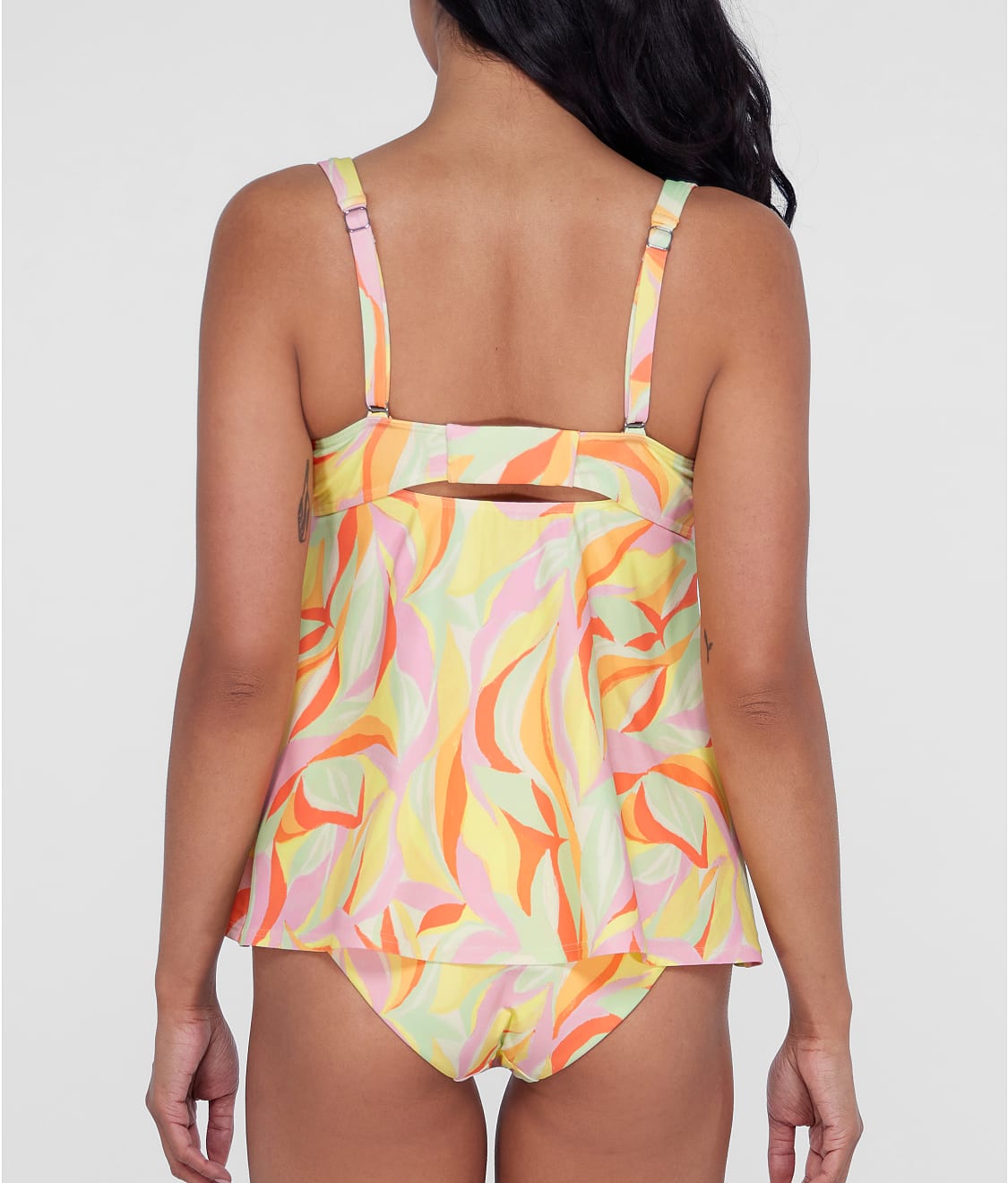 Ring-Front Underwire Tankini Top thumbnail 2