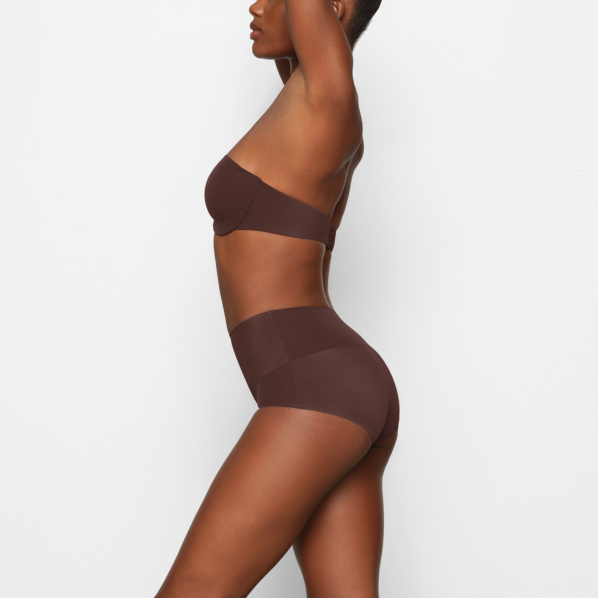 SMOOTHING INTIMATES HIGH-WAISTED BRIEF | COCOA thumbnail 3