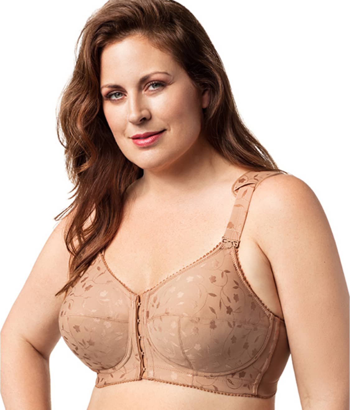 Lexington Jacquard Front-Close Wire-Free Bra thumbnail 3