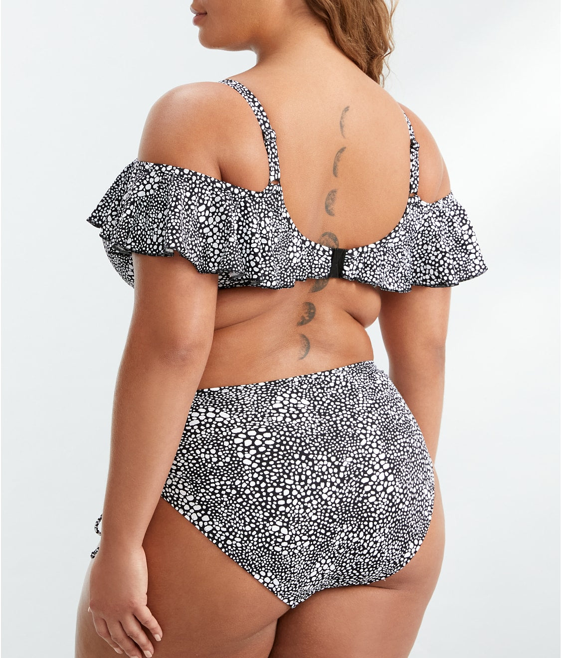 Plus Size Pebble Cove Adjustable Bikini Bottom thumbnail 2