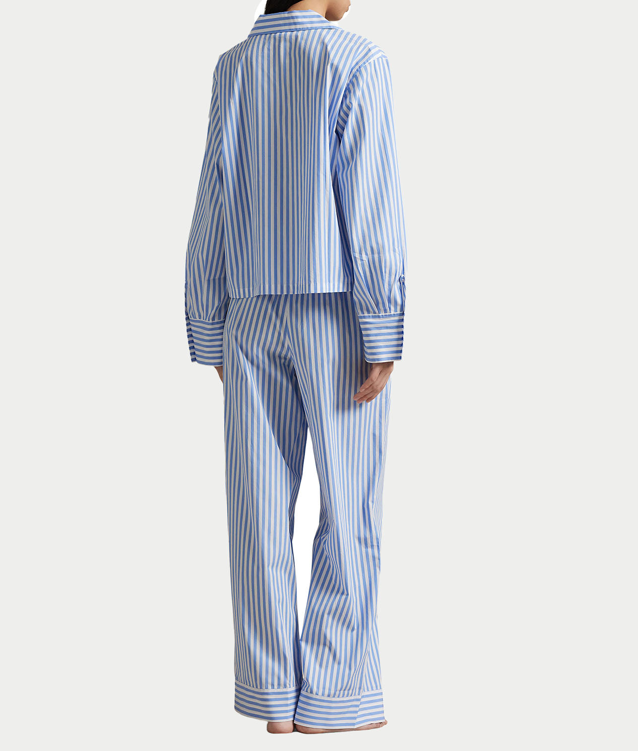 Woven Stripe Pajama Set thumbnail 3