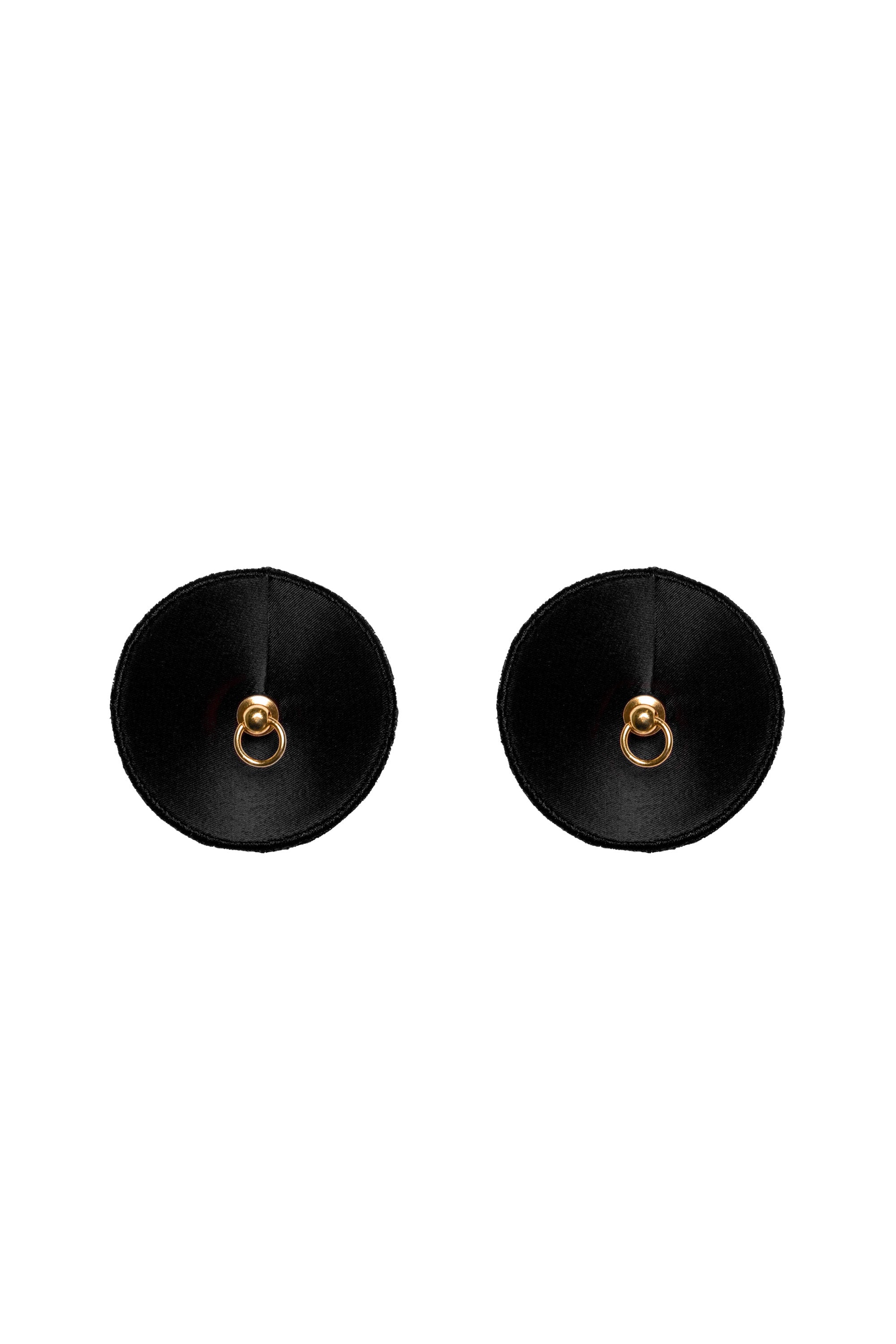 Etta Black Ring Nipple Pasties thumbnail 3