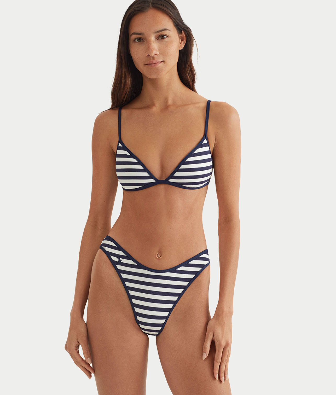 Tipped Bralette Bikini Top