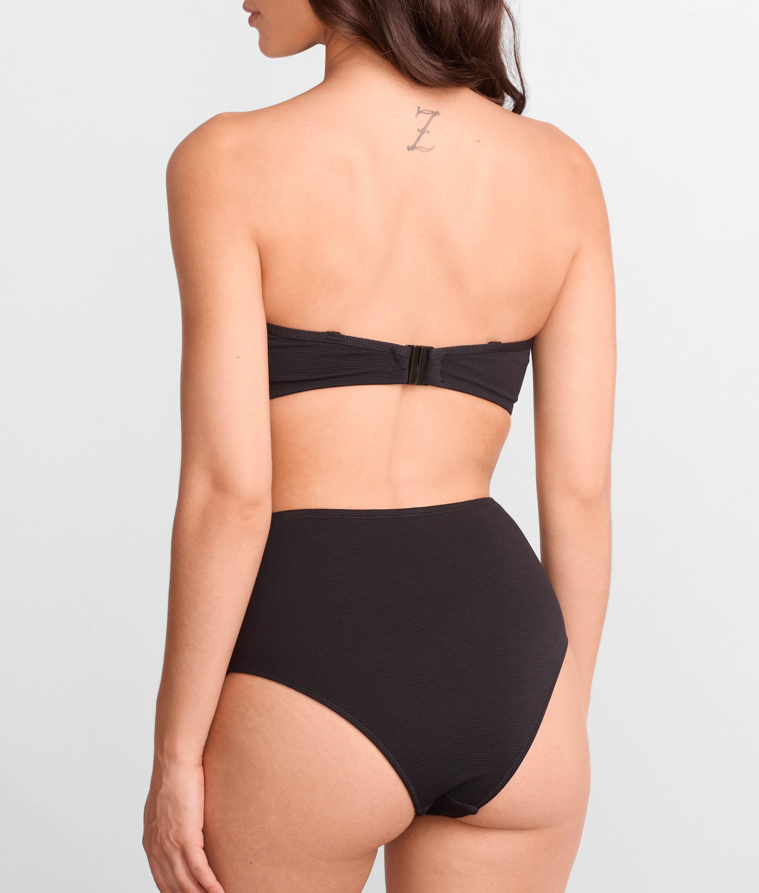 Amalfi Ruched High Waist Cheeky Bikini Bottom thumbnail 2