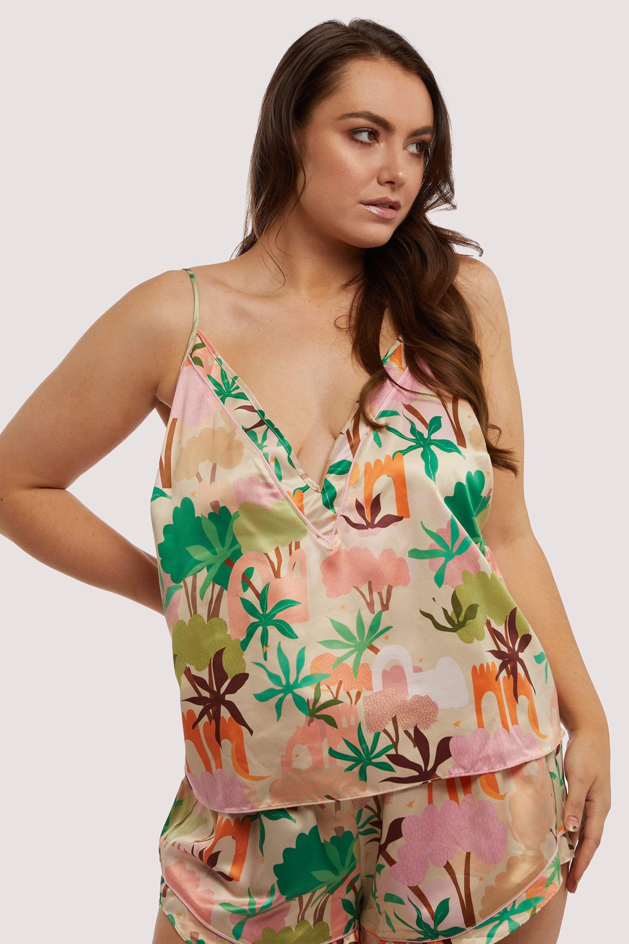 Alja Horvat Recycled Abstract Print Cami Top thumbnail 2