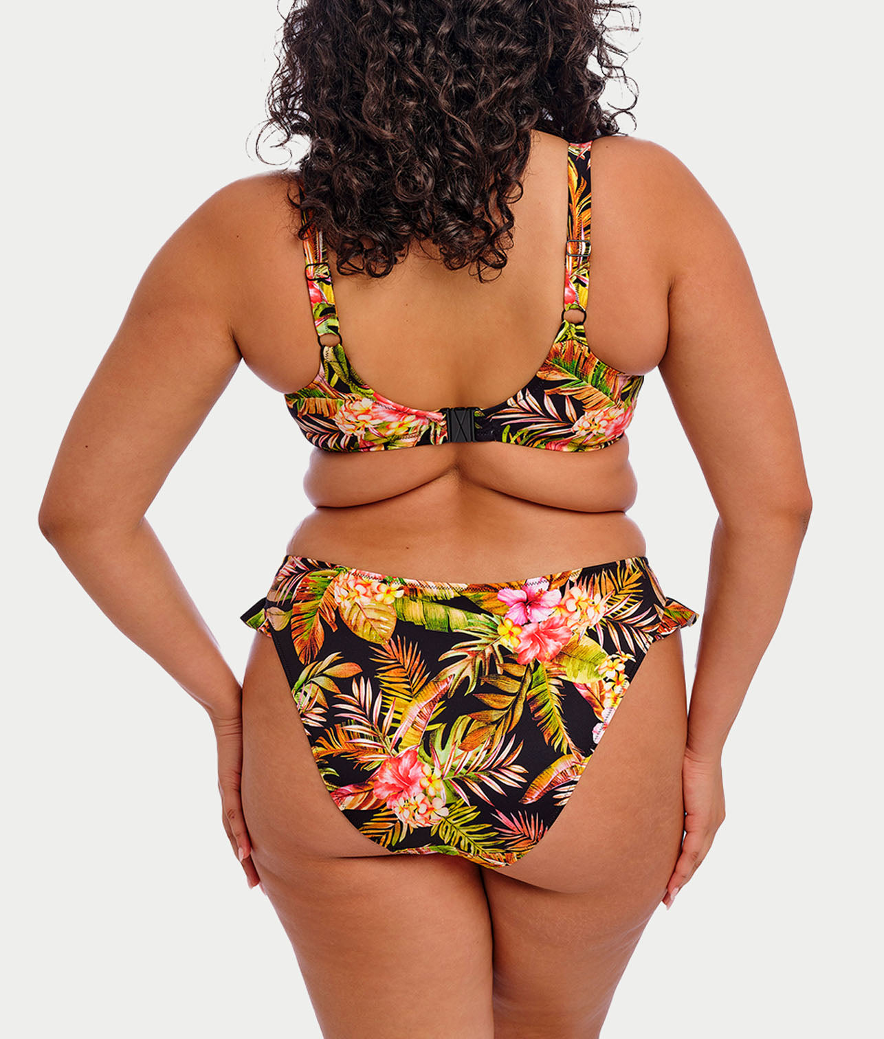 Plus Size Tiger Valley Plunge Bikini Top thumbnail 2