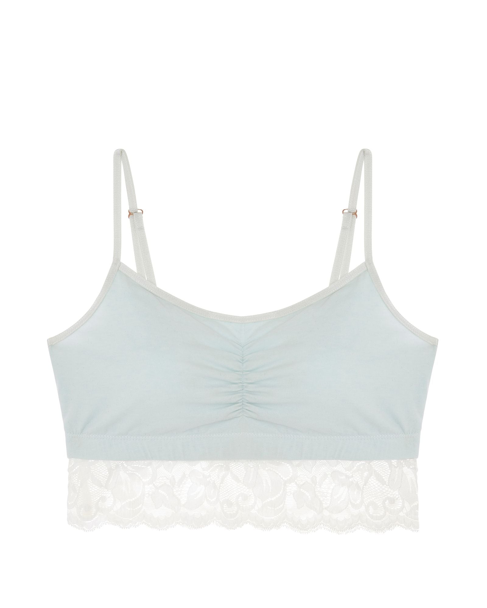Astrid Jersey Pocketed Bralette with Lace