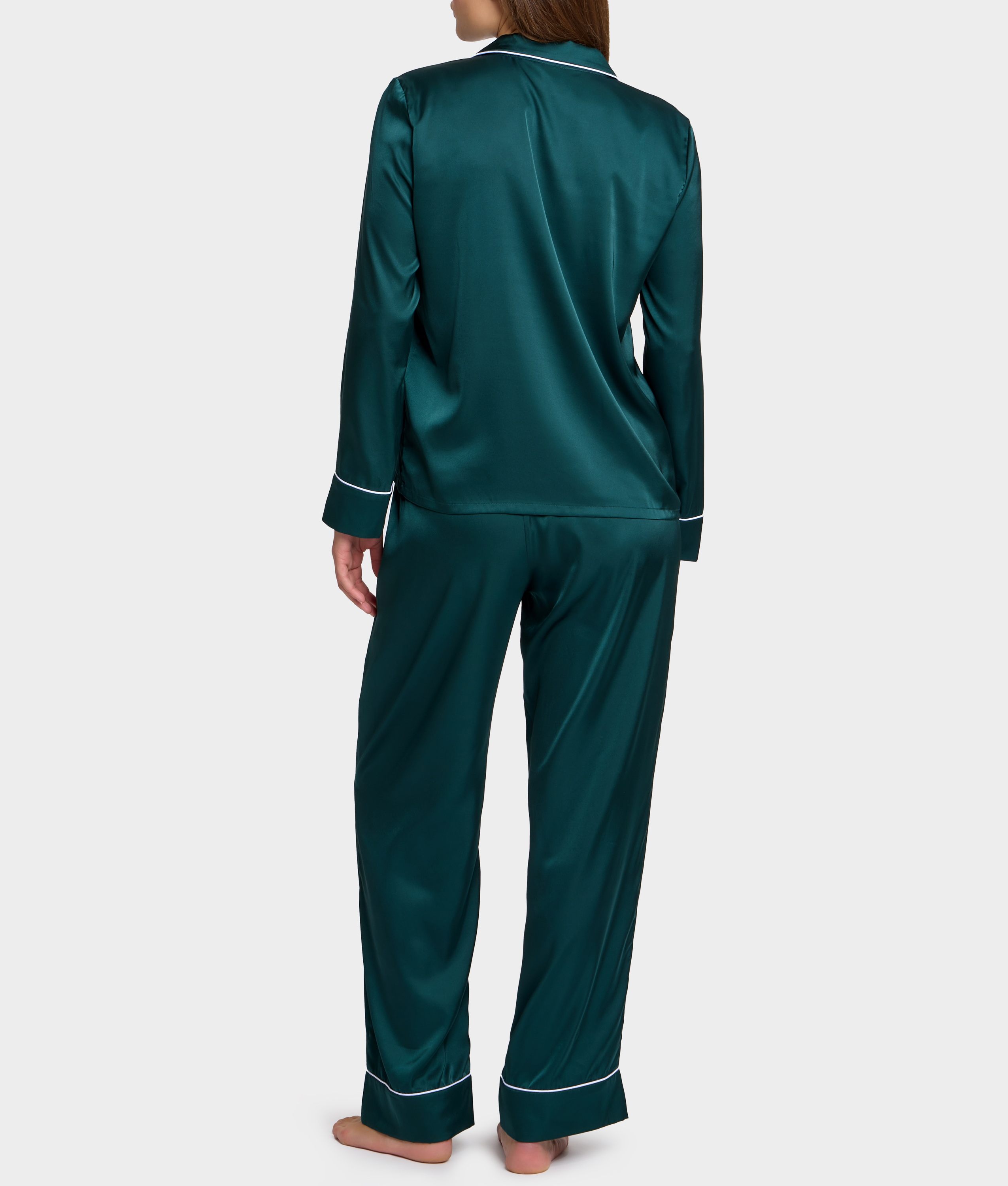 The Washed Satin Pajama Set thumbnail 3